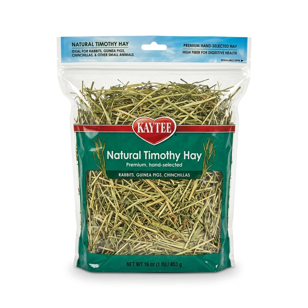 Kaytee High-Fiber Timothy Foraging Hay (680g)