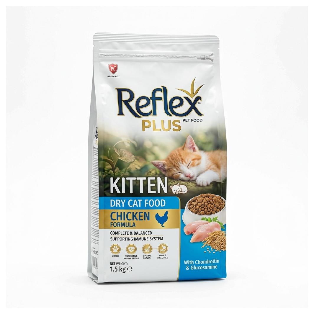 Reflex Plus Kitten Dry Food (Chicken)
